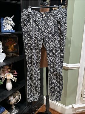 Anthropologie Pilcro & The Letterpress Patterned Stretch Skinny Pants – Size 31